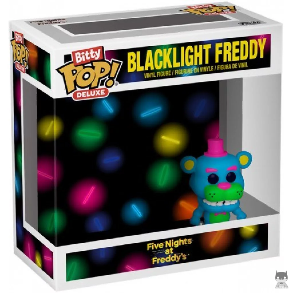 Blacklight Freddy Funko Pop! figure in its box