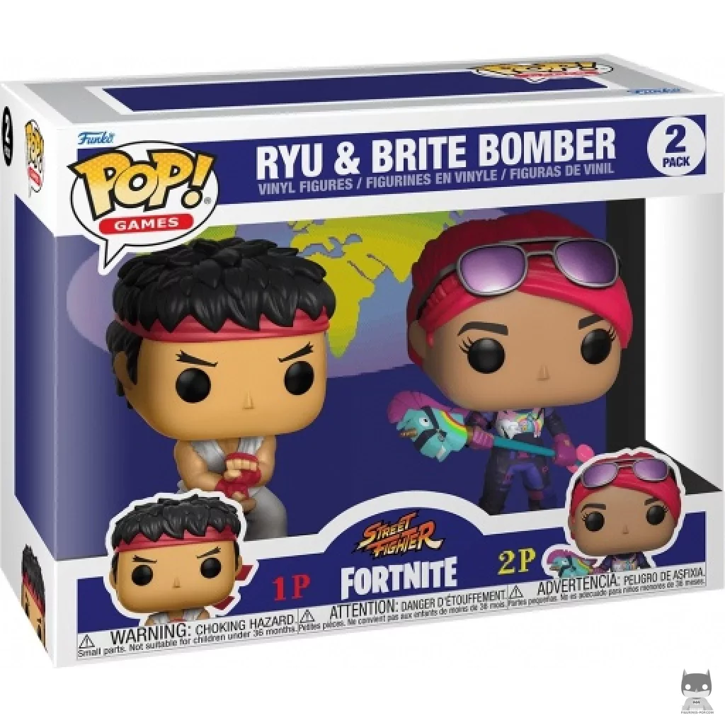Ryu & Brite Bomber Funko Pop! figure in its box