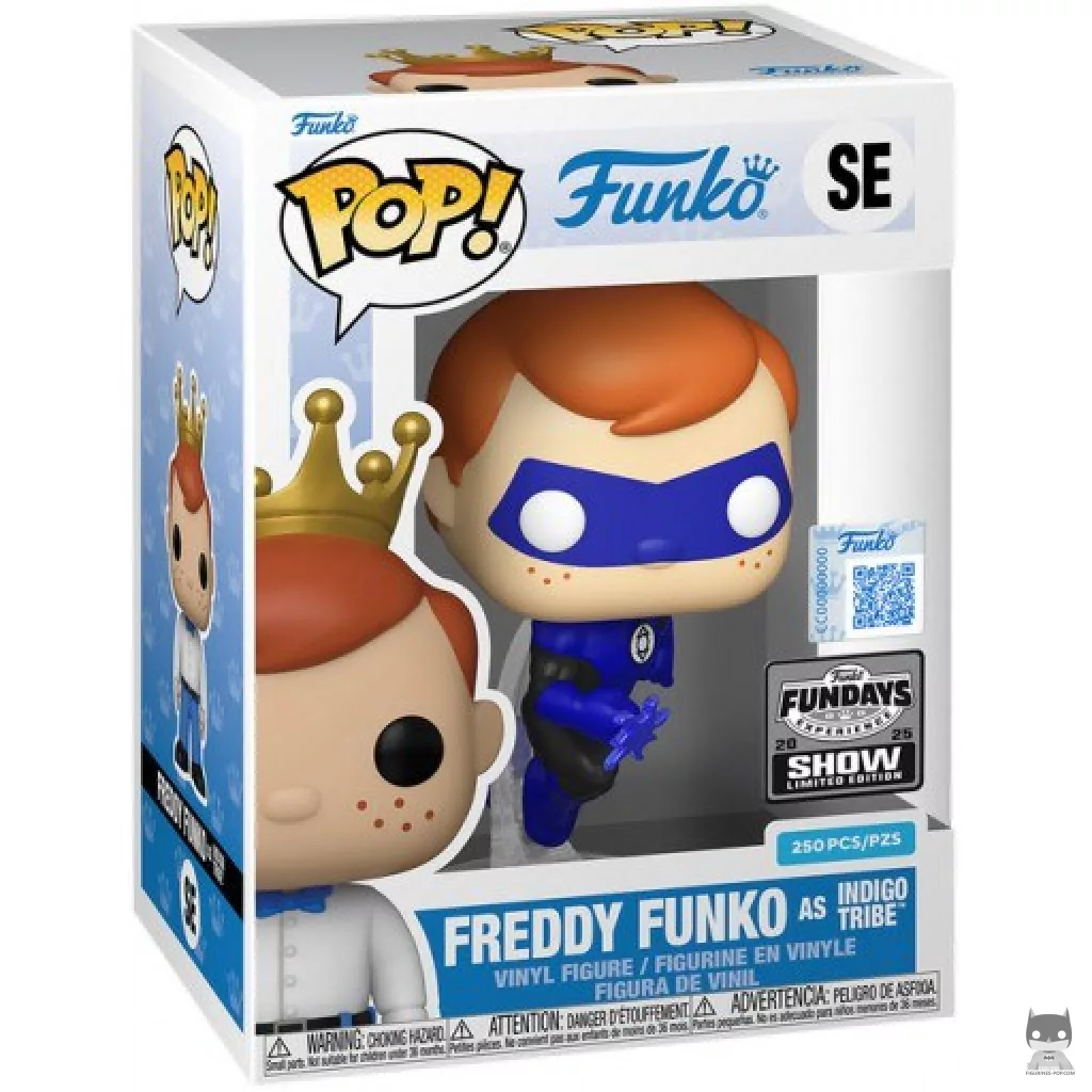Freddy Funko as Indigo Tribe Funko Pop! figure in its box