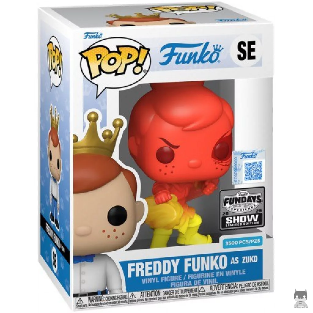 Freddy Funko as Zuko (Firebending) Funko Pop! figure in its box