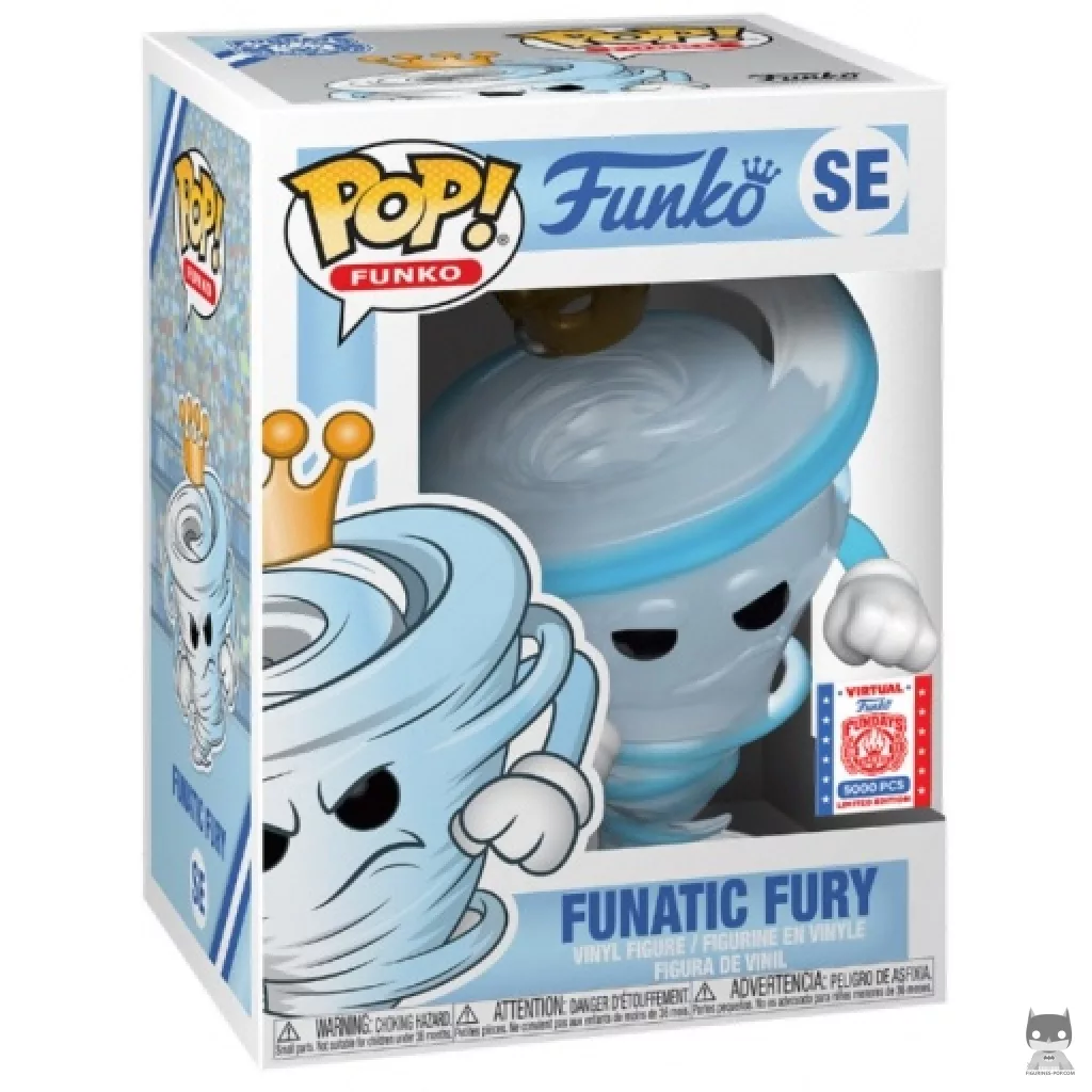 Funatic Fury Funko Pop! figure in its box