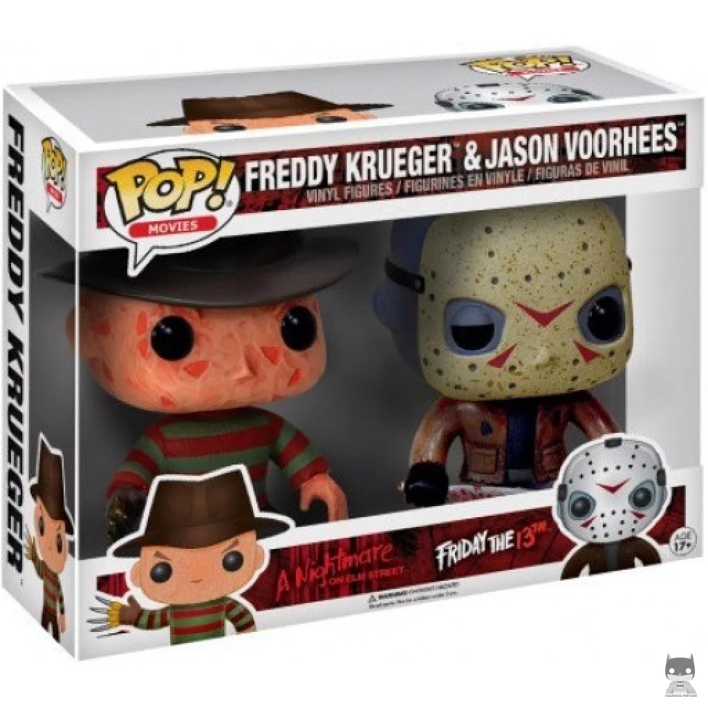 Freddy Krueger & Jason Voorhees Funko Pop! figure in its box