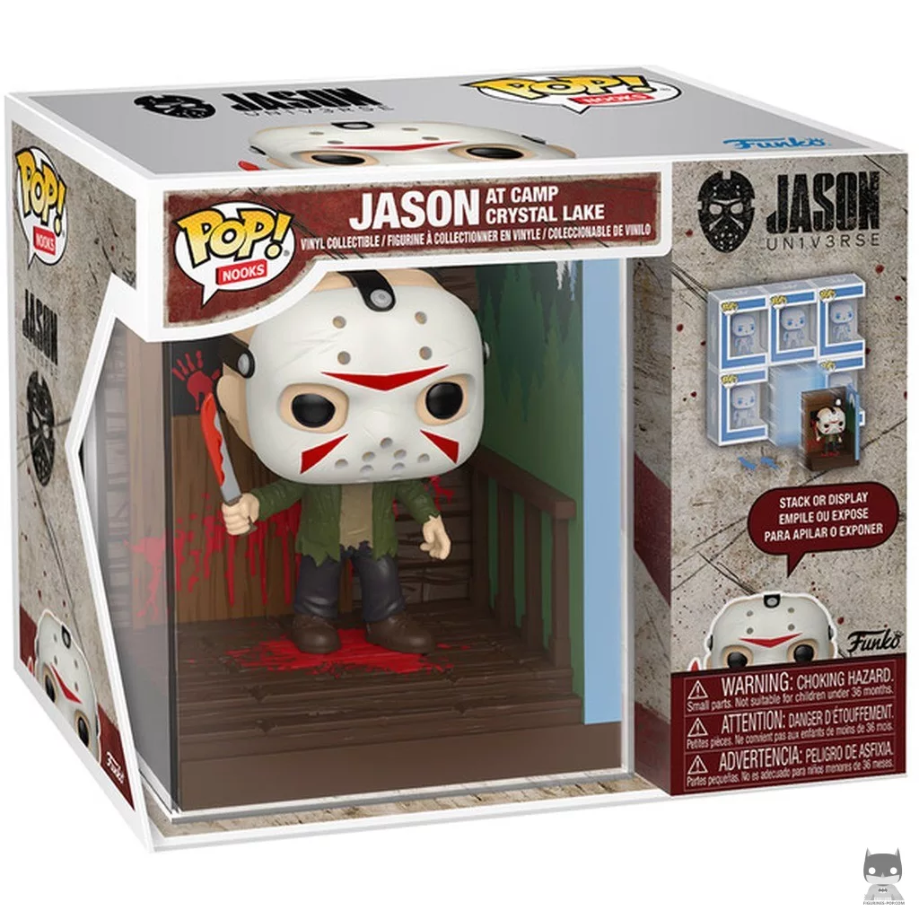 Jason at Camp Crystal Lake Funko Pop! figure in its box