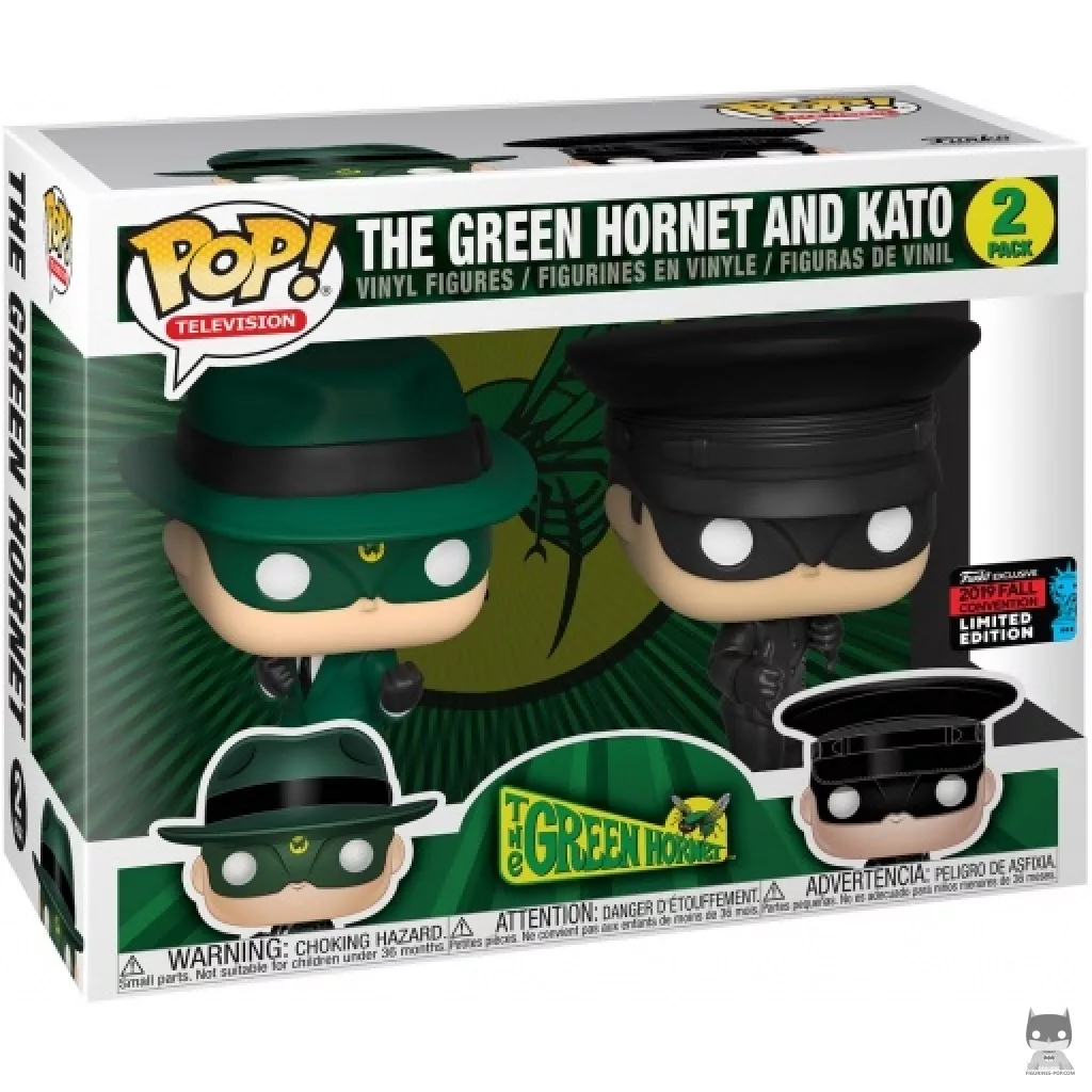 The Green Hornet & Kato Funko Pop! figure in its box