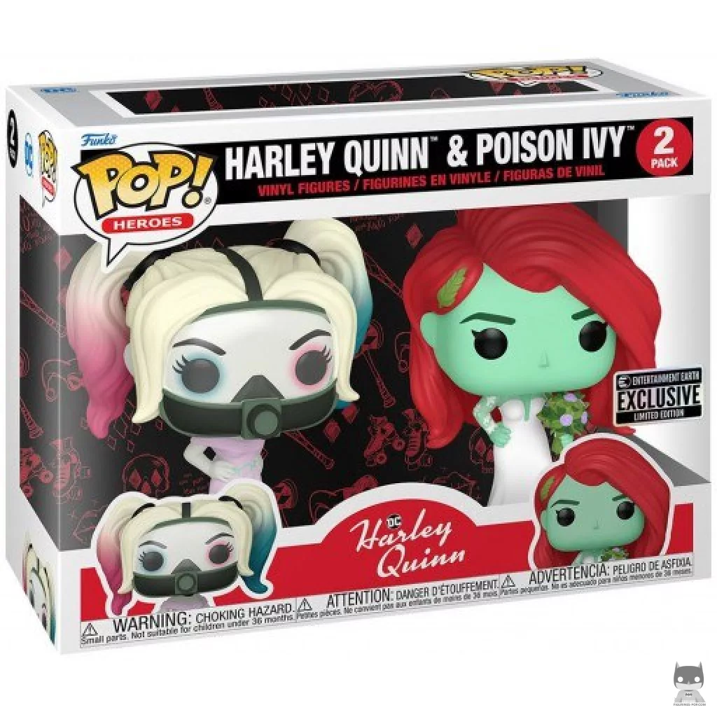 Harley Quinn & Poison Ivy Funko Pop! figure in its box