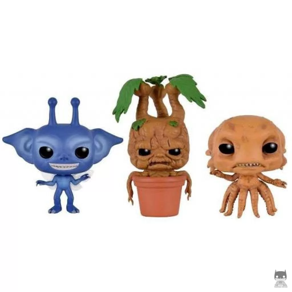 Cornish Pixie, Mandrake & Grindylow Funko Pop! figure (Harry Potter)