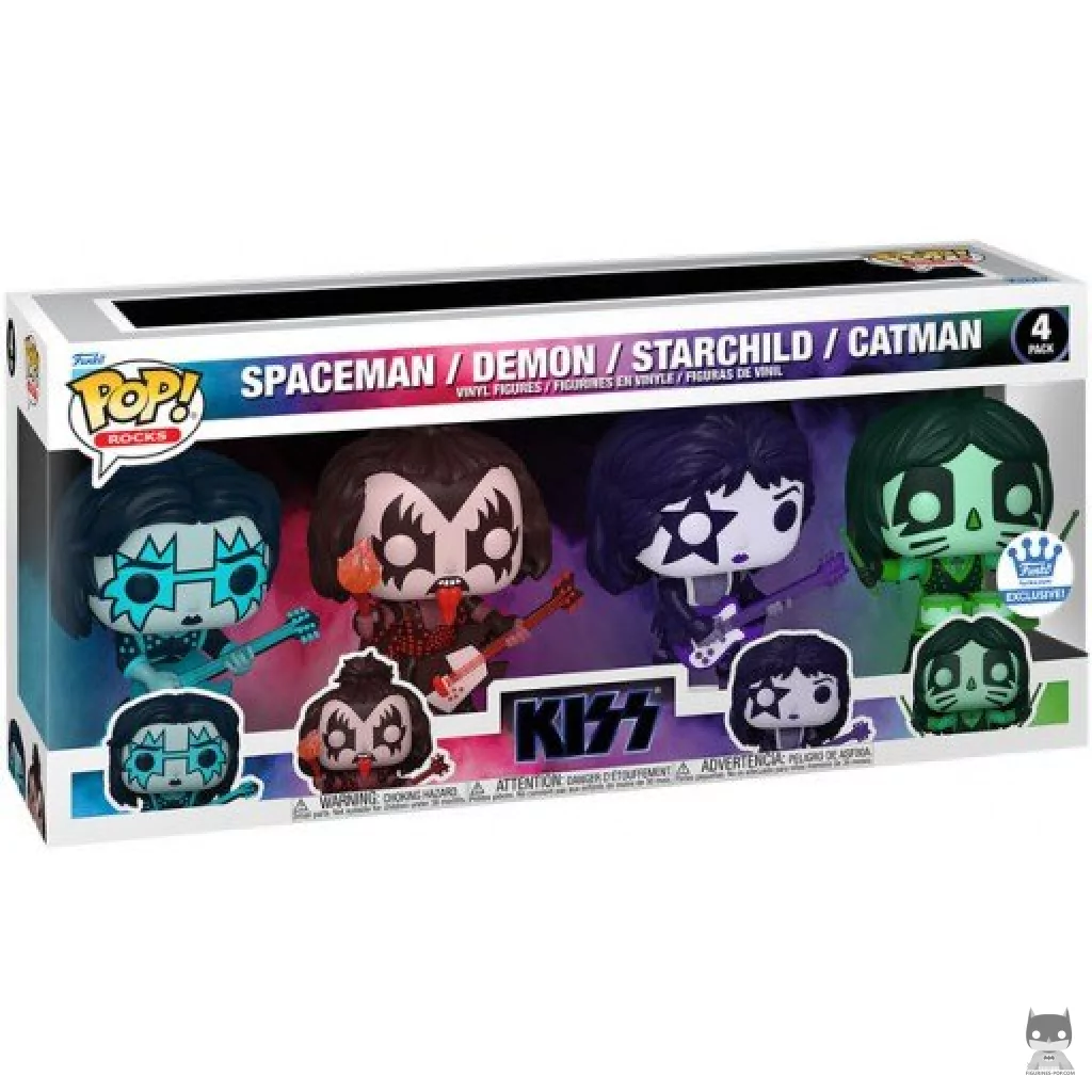 Spaceman, Demon, Starchild & Catman Funko Pop! figure in its box