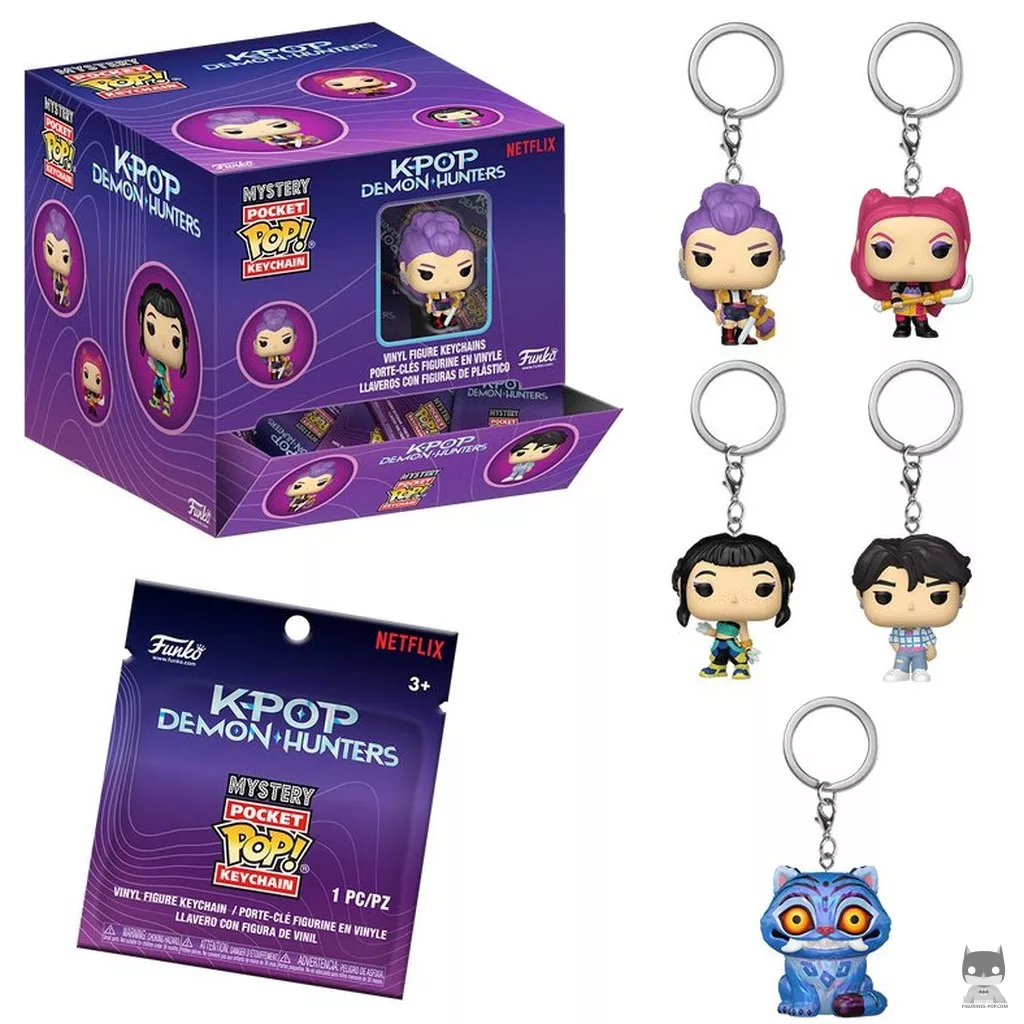 Mystery Keychain KPop Demon Hunters Funko Pop! figure in its box