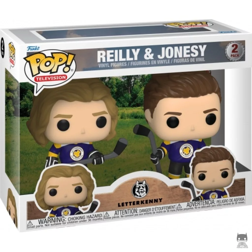 Reilly & Jonesy Funko Pop! figure in its box