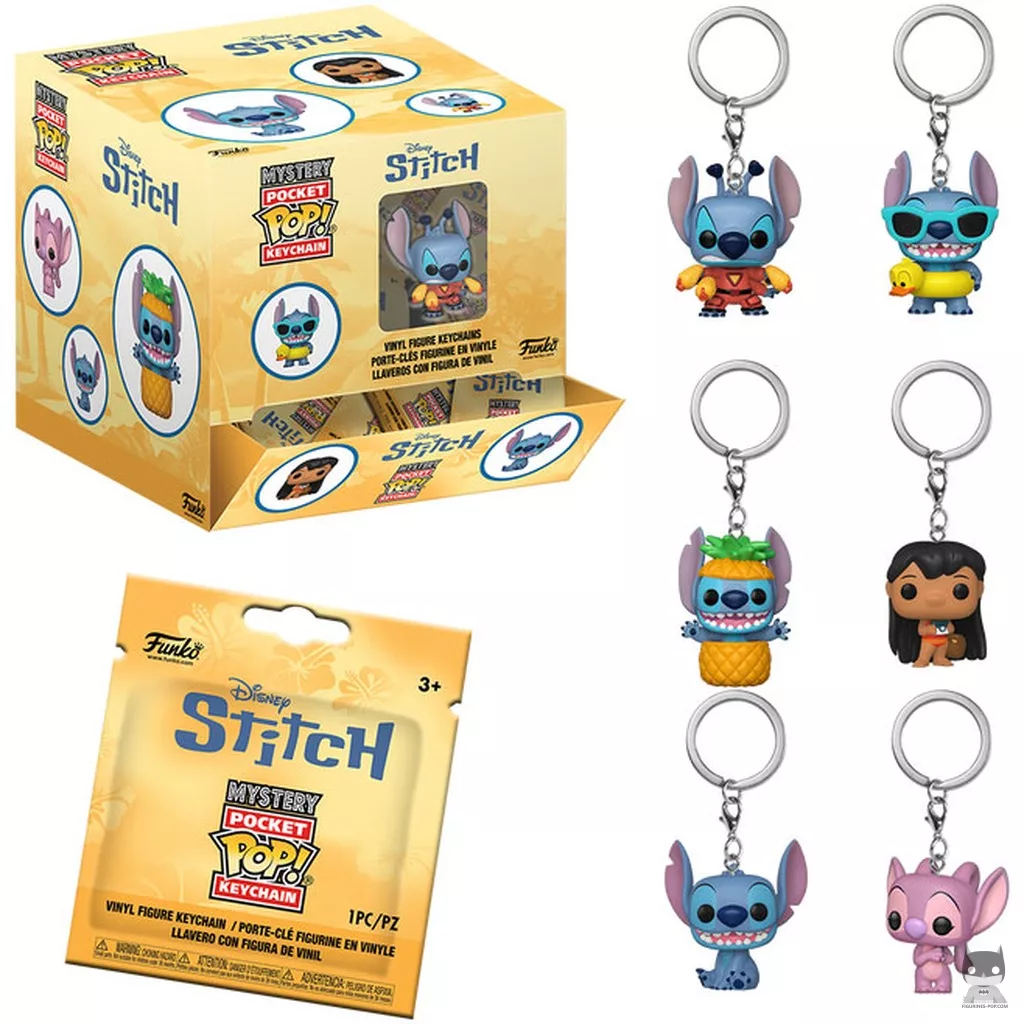 Mystery Keychain Lilo & Stitch Funko Pop! figure in its box