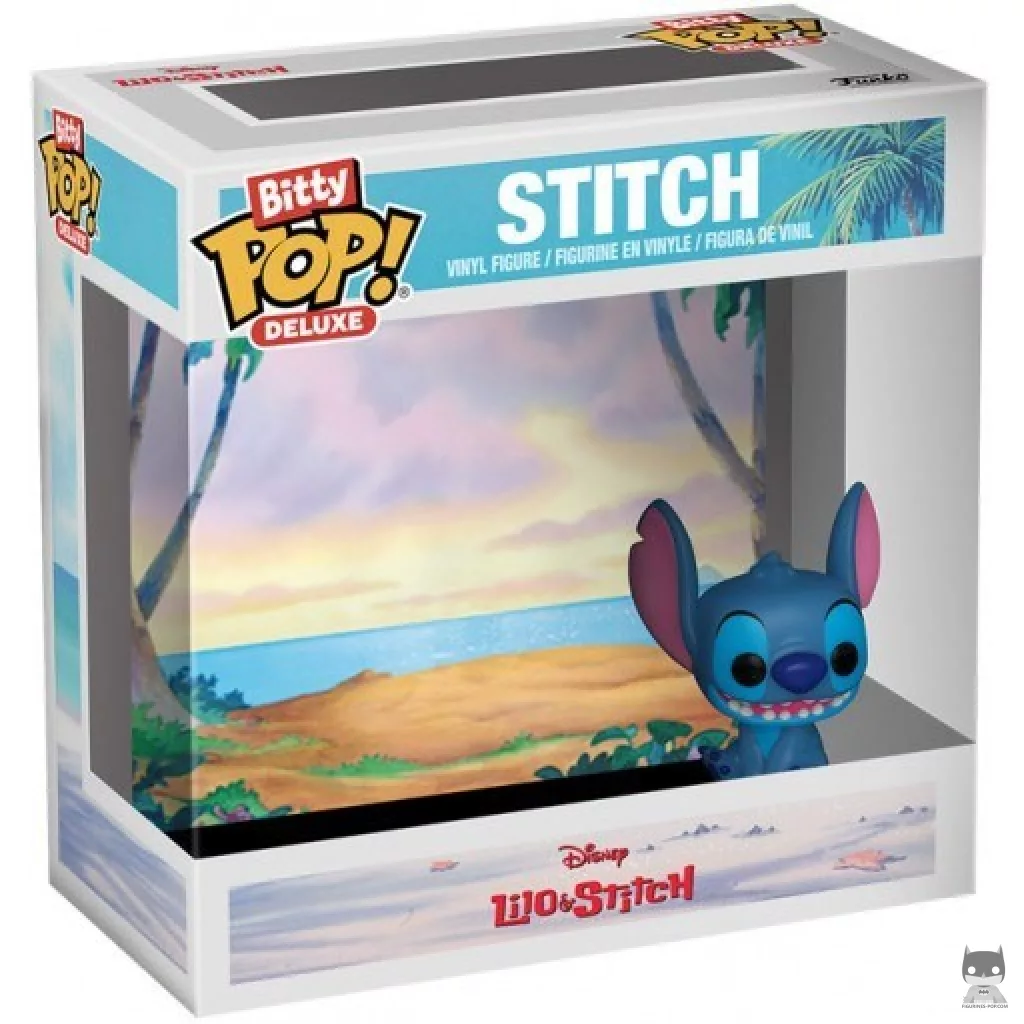 Stitch at Beach Funko Pop! figure in its box
