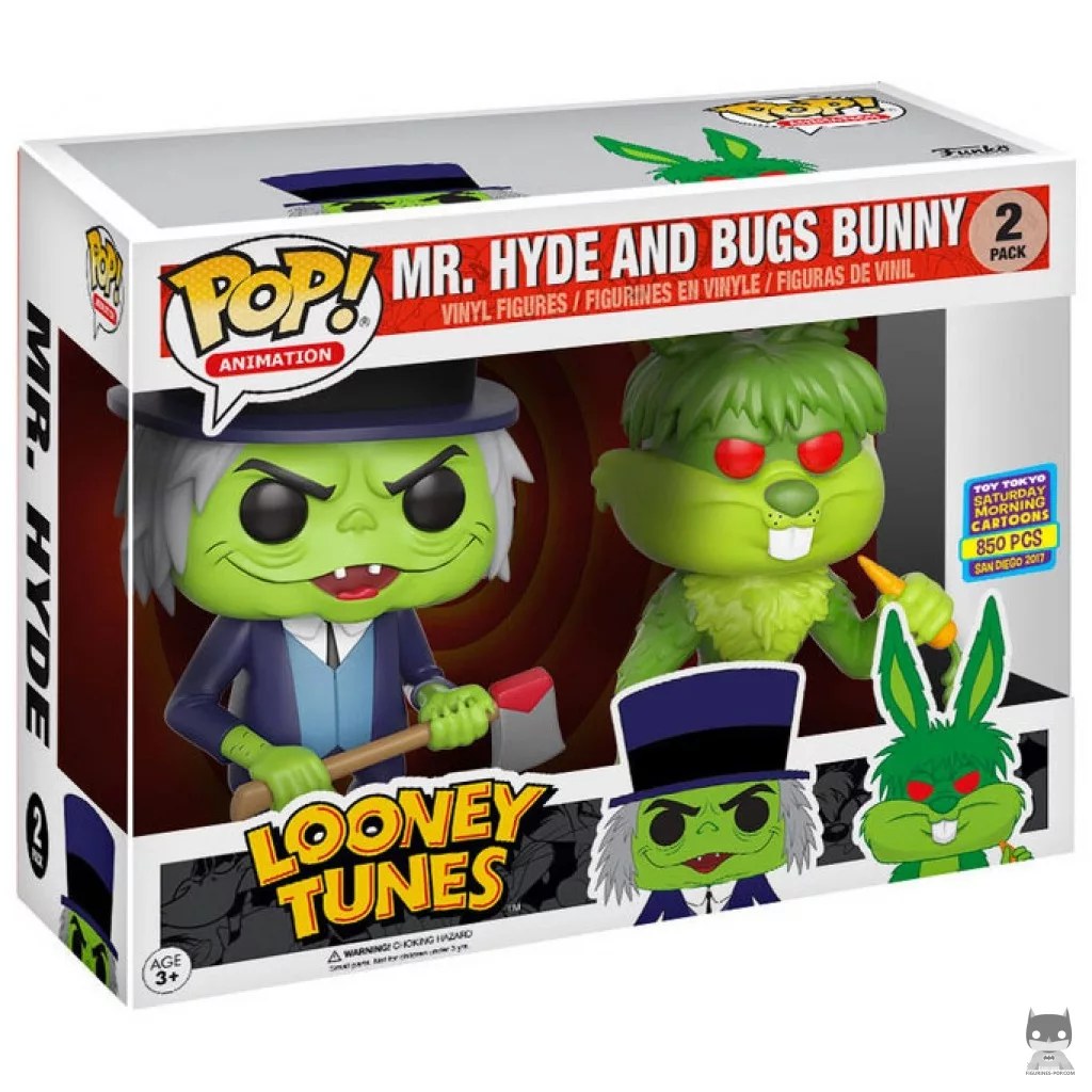 Mr. Hyde & Bugs Bunny Funko Pop! figure in its box