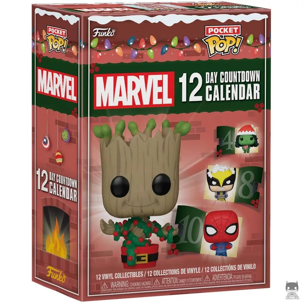 Marvel Comics Advent Calendar 2024 Funko Pop! figure in its box