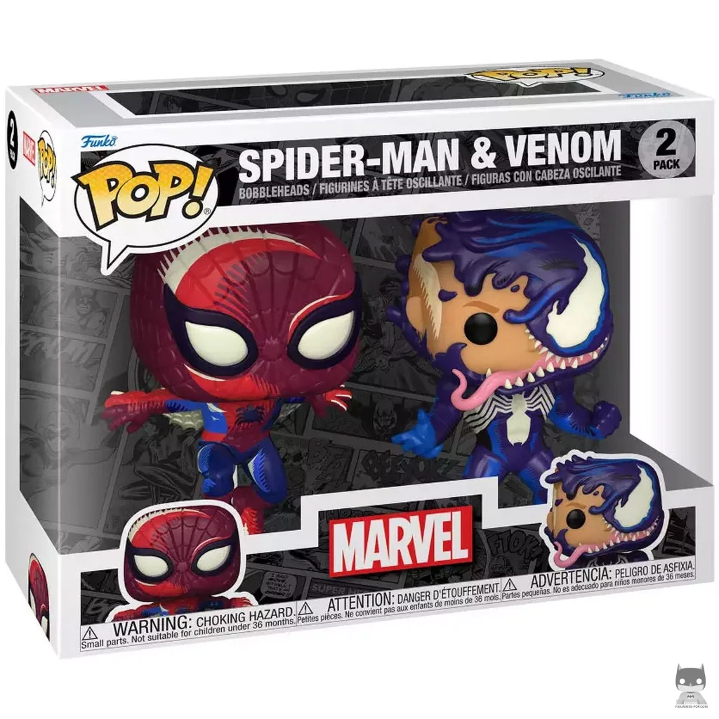 Spider-Man & Venom (Deco) Funko Pop! figure in its box