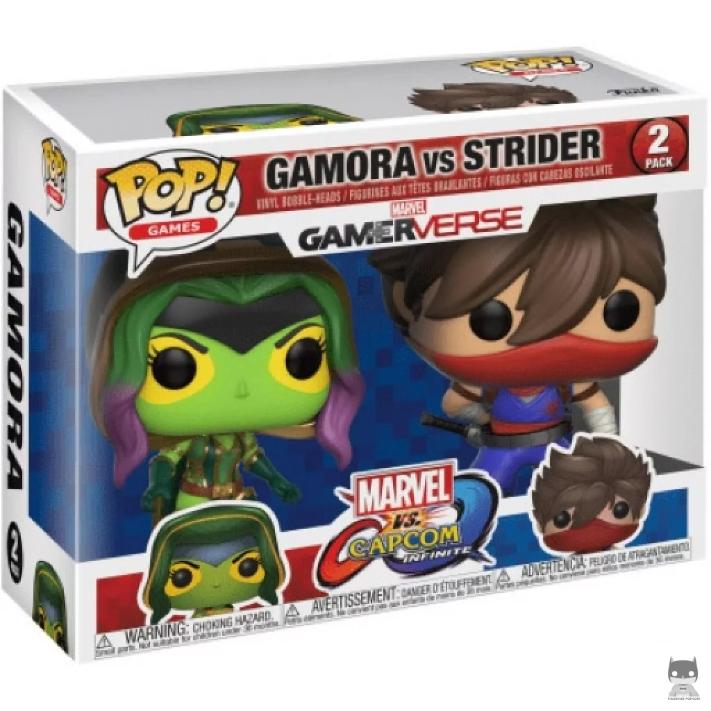 Gamora vs Strider Funko Pop! figure in its box