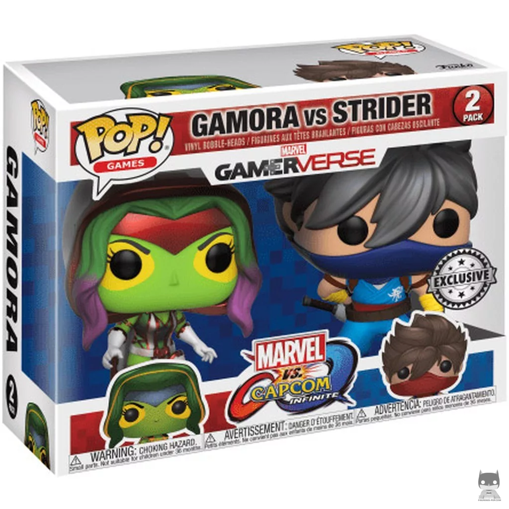 Gamora vs Strider Funko Pop! figure in its box