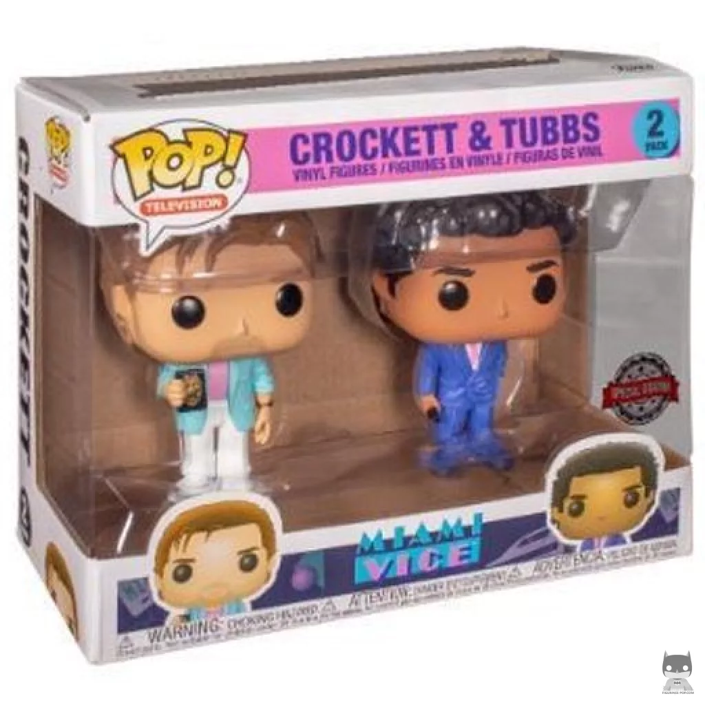 Crockett & Tubbs Funko Pop! figure in its box