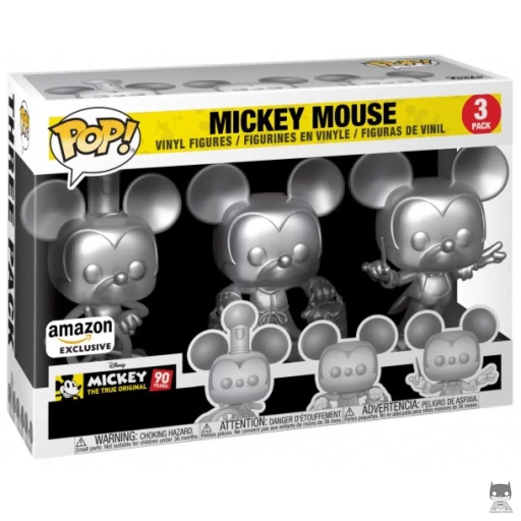 Mickey Mouse (Silver) Funko Pop! figure in its box