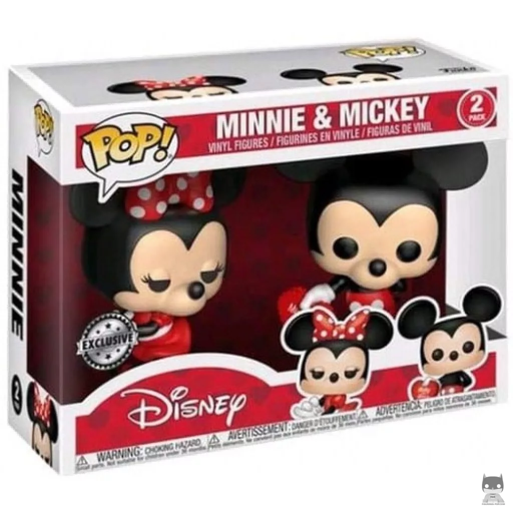 Mickey & Minnie Valentine's Day Funko Pop! figure in its box