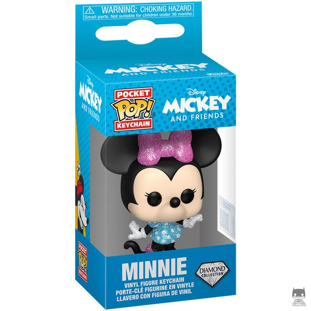 Minnie Mouse (Diamond Glitter) Funko Pop! figure in its box