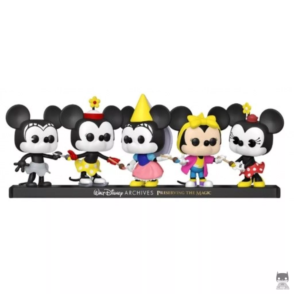 Plane Crazy Minnie, Minnie on Ice, Princess Minnie, Totally Minnie & Minnie Mouse Funko Pop! figure (Mickey Mouse & Friends)