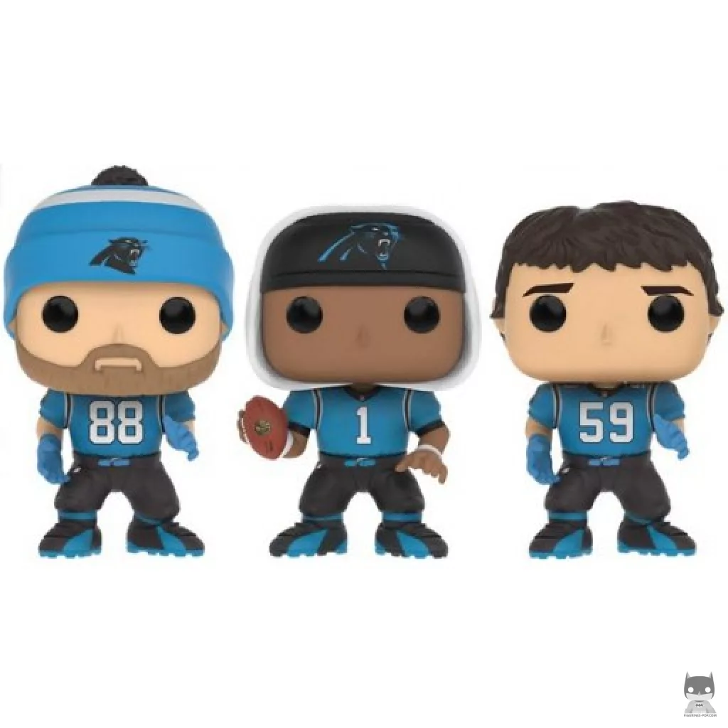 Carolina Panthers Olsen, Newton & Kuechly Funko Pop! figure (NFL)