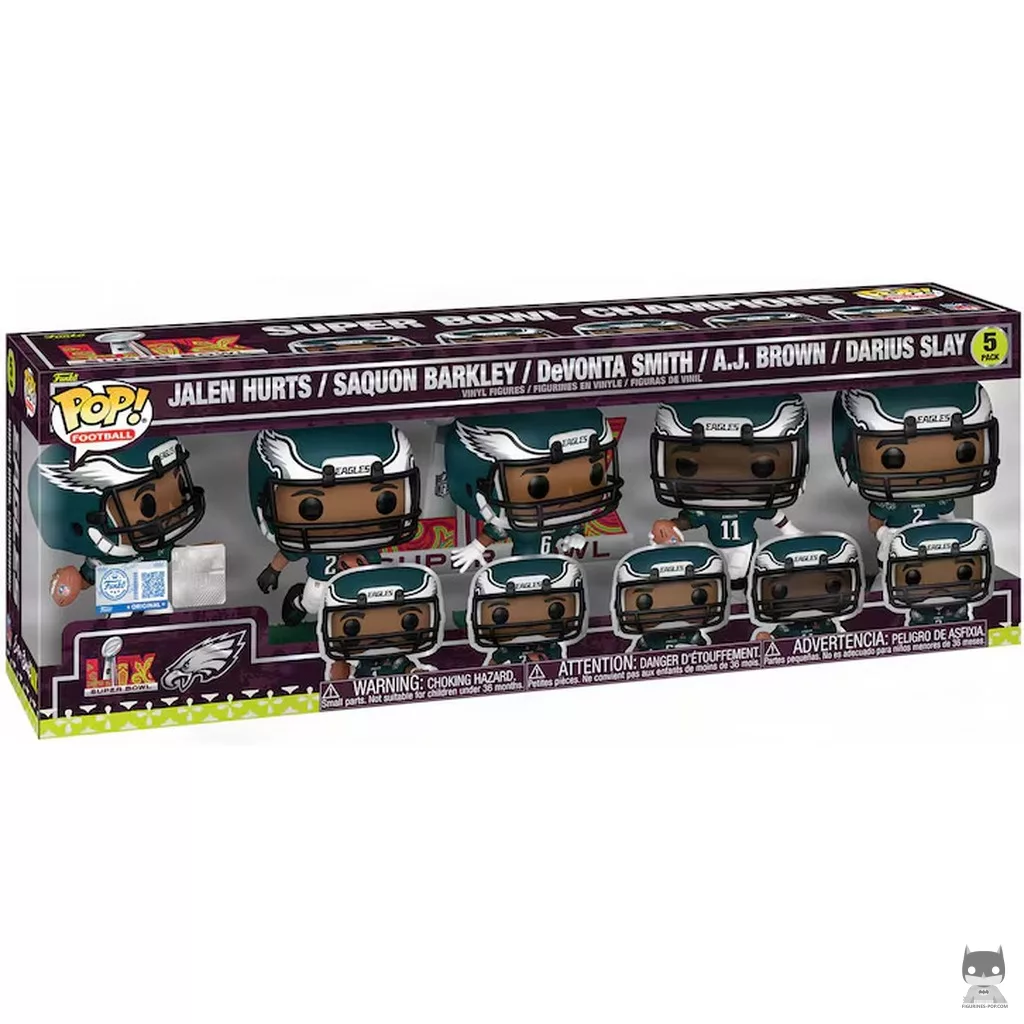 Philadelphia Eagles Super Bowl LIX Champions Funko Pop! figure in its box