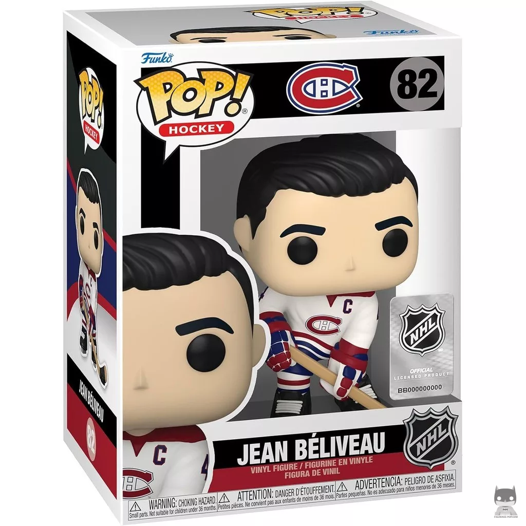 Jean Beliveau Funko Pop! figure in its box