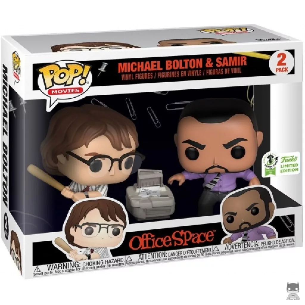 Michael Bolton & Samir Funko Pop! figure in its box
