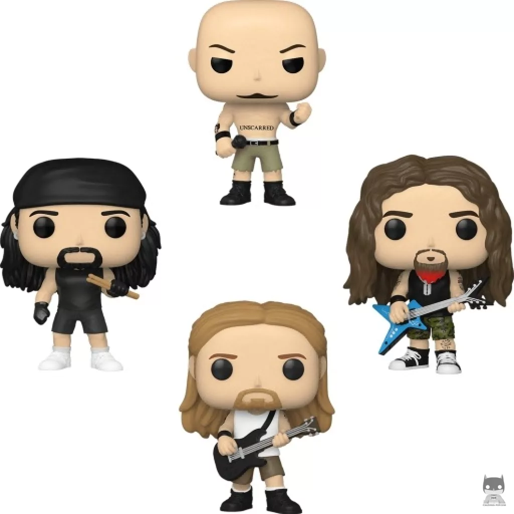 Philip Anselmo, Vinnie Paul, Dimebag Darrell & Rex Brown Funko Pop! figure (Pantera)