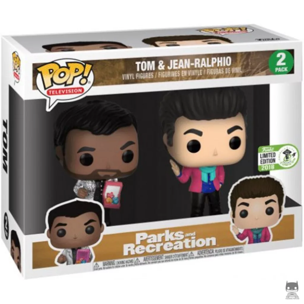 Tom & Jean-Ralphio Funko Pop! figure in its box