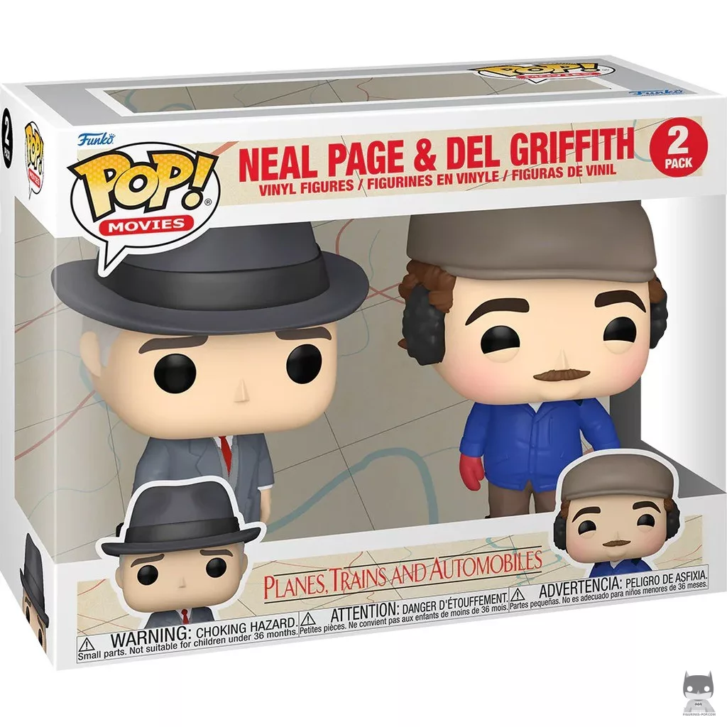 Neal Page & Del Griffith Funko Pop! figure in its box