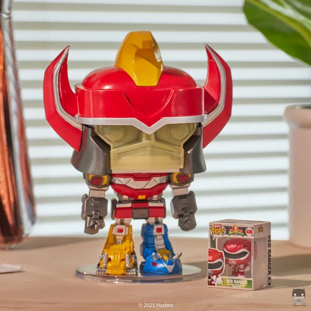 Megazord with Red Ranger Funko Pop! figure (Power Rangers)