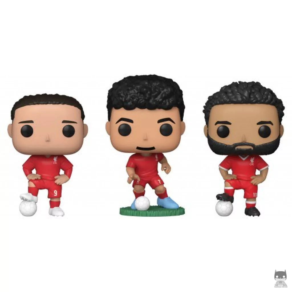 Darwin Nunez, Mohamed Salah & Luis Diaz (Liverpool) Funko Pop! figure (Premier League (UK Football League))
