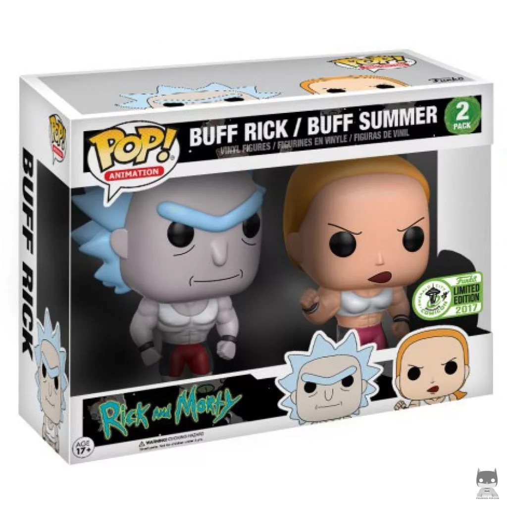 Buff Rick & Buff Summer Funko Pop! figure in its box