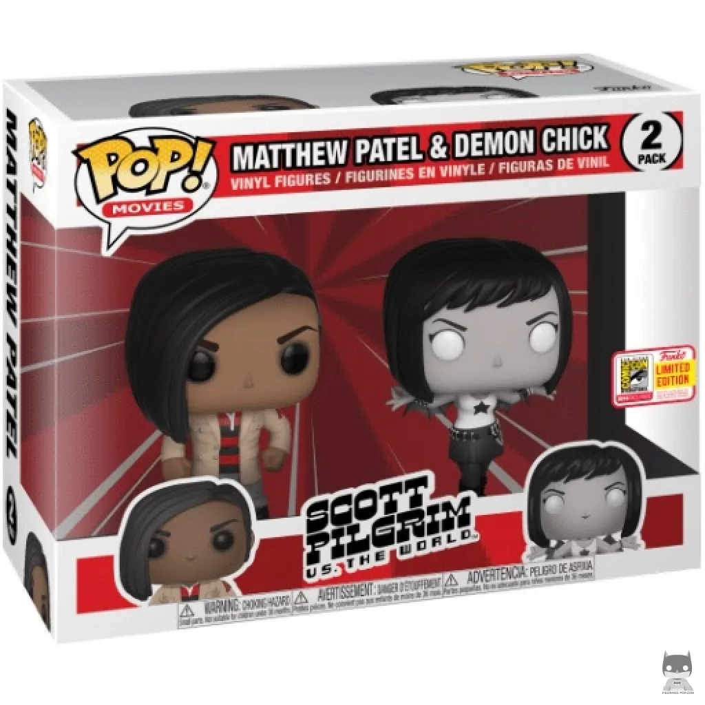 Matthew Patel & Demon Chick Funko Pop! figure in its box
