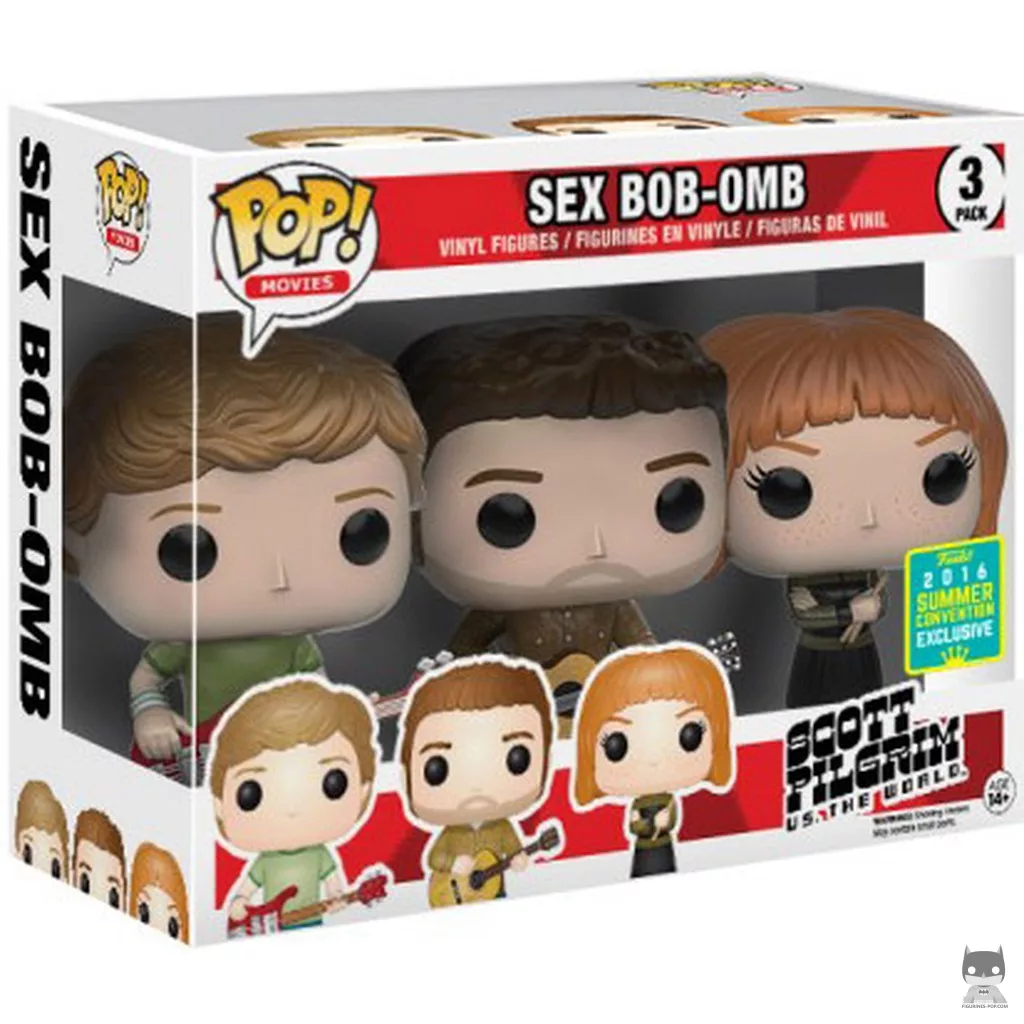 Sex Bob-Omb : Scott, Stephen & Kim Funko Pop! figure in its box
