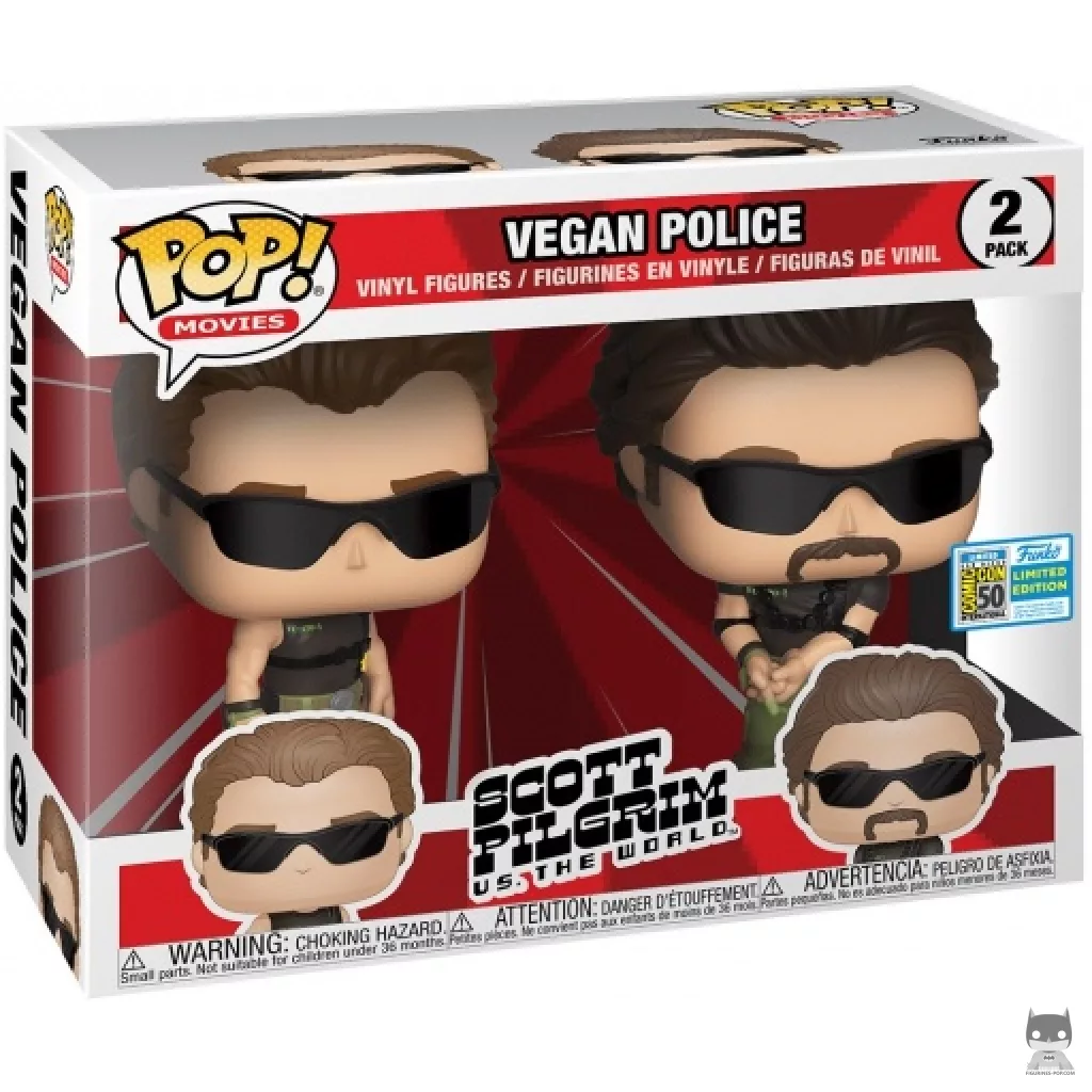 Vegan Police Funko Pop! figure in its box