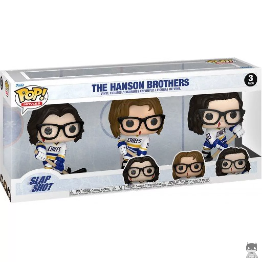 The Hanson Brothers Funko Pop! figure in its box