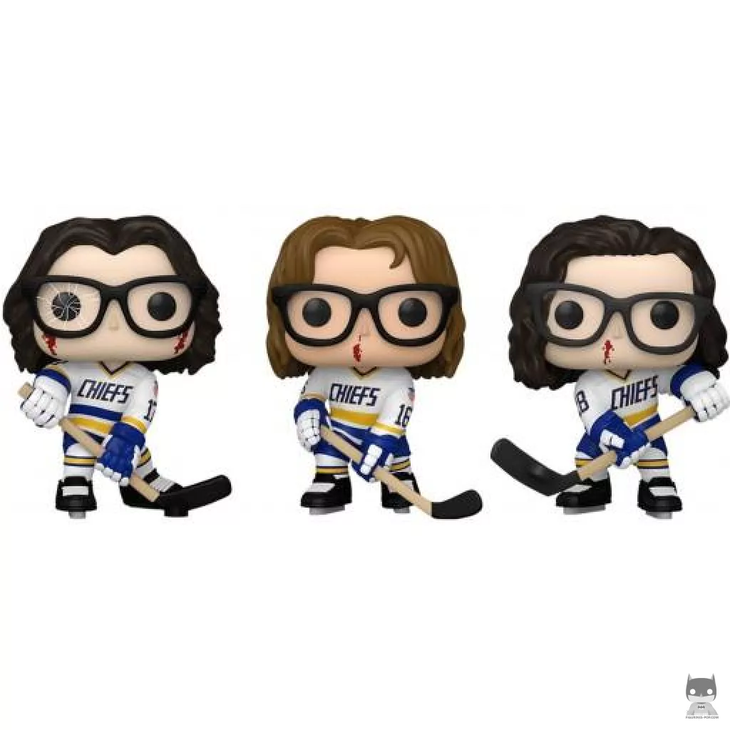 The Hanson Brothers Funko Pop! figure (Slap Shot)