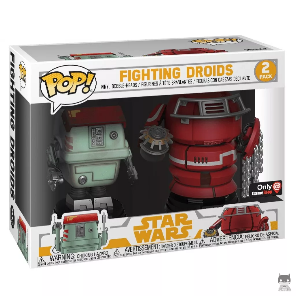 Fighting Droids Funko Pop! figure in its box