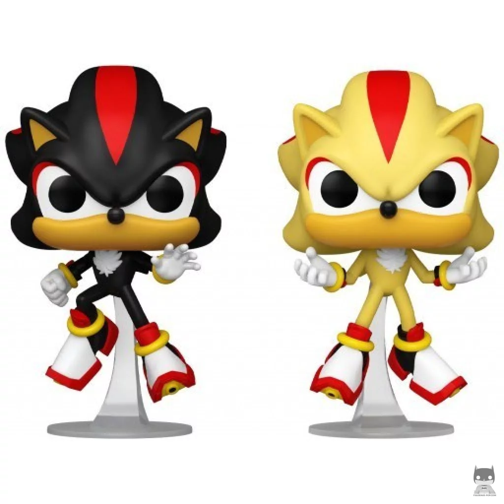 Shadow & Super Shadow (Glow in the Dark) Funko Pop! figure (Sonic The Hedgehog)