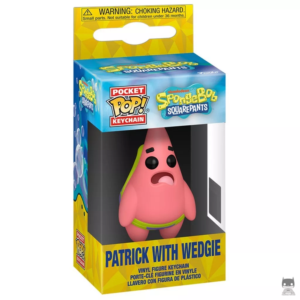 Patrick with Wedgie Funko Pop! figure in its box