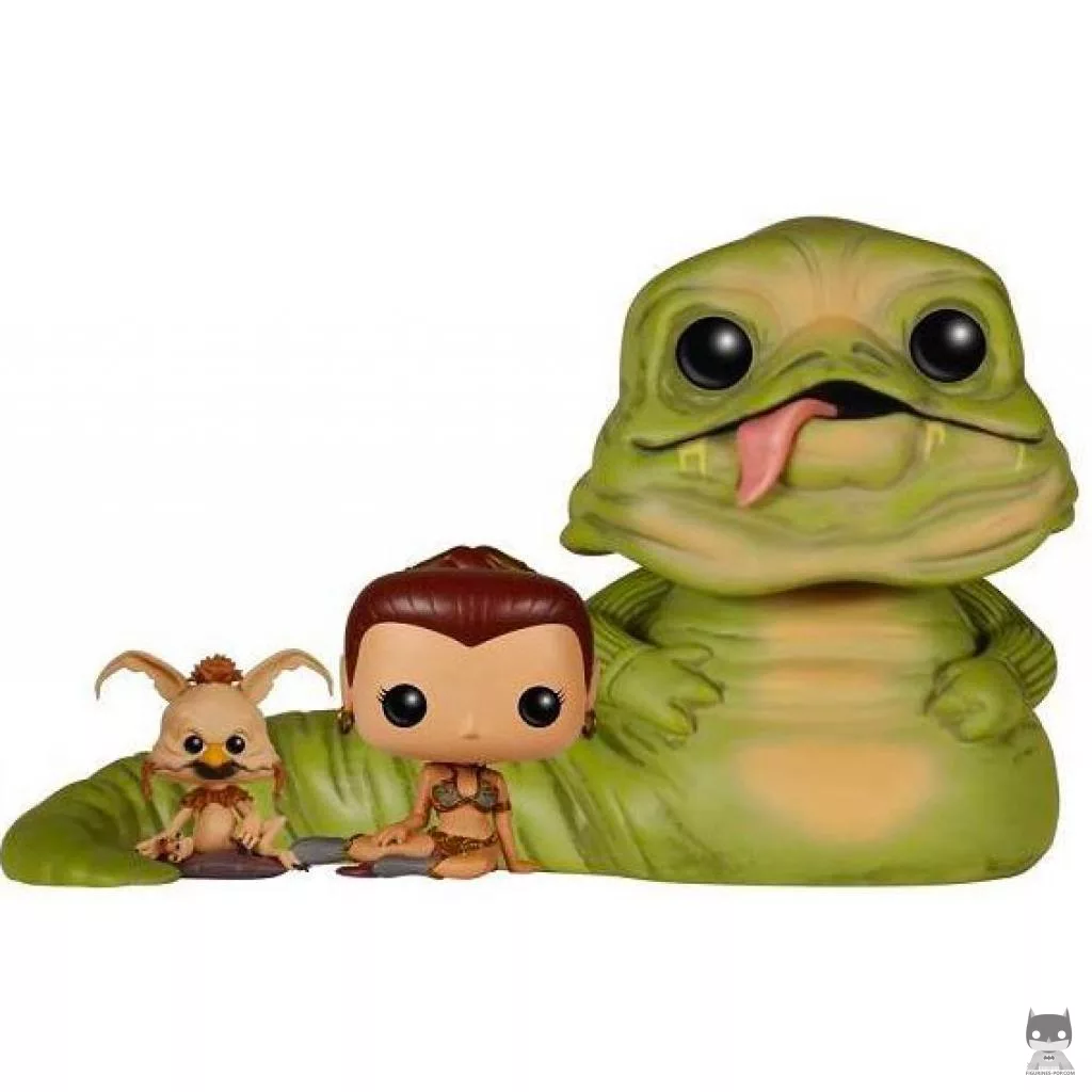 Jabba the Hutt, Slave Leia & Salacious B. Crumb (Supersized) Funko Pop! figure (Star Wars: Episode I, The Phantom Menace)