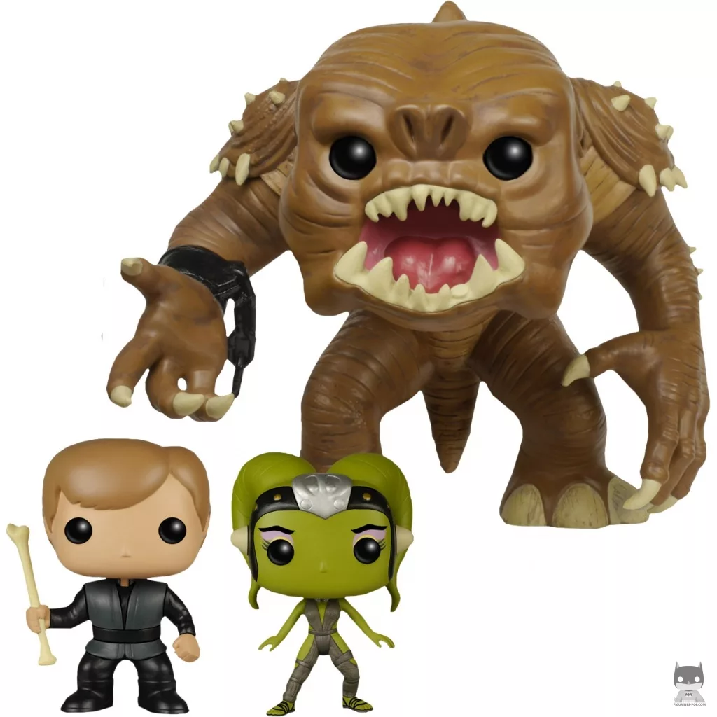 Rancor with Luke Skywalker & Slave Oola (Supersized) Funko Pop! figure (Star Wars: Episode I, The Phantom Menace)