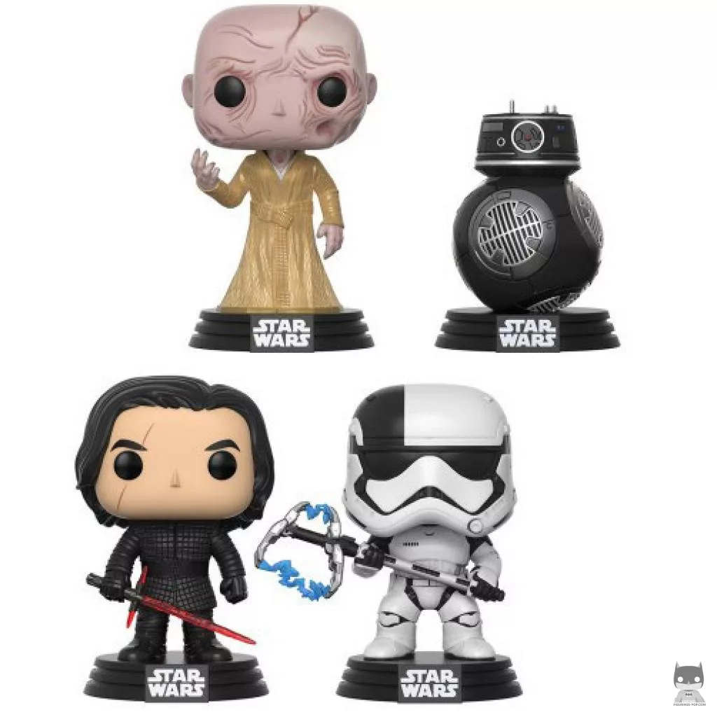 Bad Guys (Kylo Ren, Supreme Leader Snoke, First Order Executioner & BB-9E) Funko Pop! figure (Star Wars: Episode VIII, The Last Jedi)