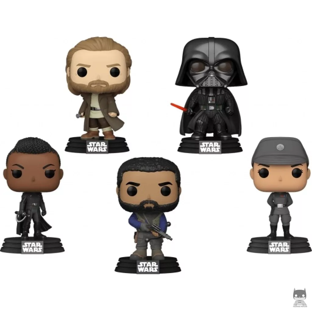 Obi-Wan Kenobi, Darth Vader, Kawlan Rowken, Tala Durith & Reva (Third Sister) Funko Pop! figure (Star Wars: Obi-Wan Kenobi)