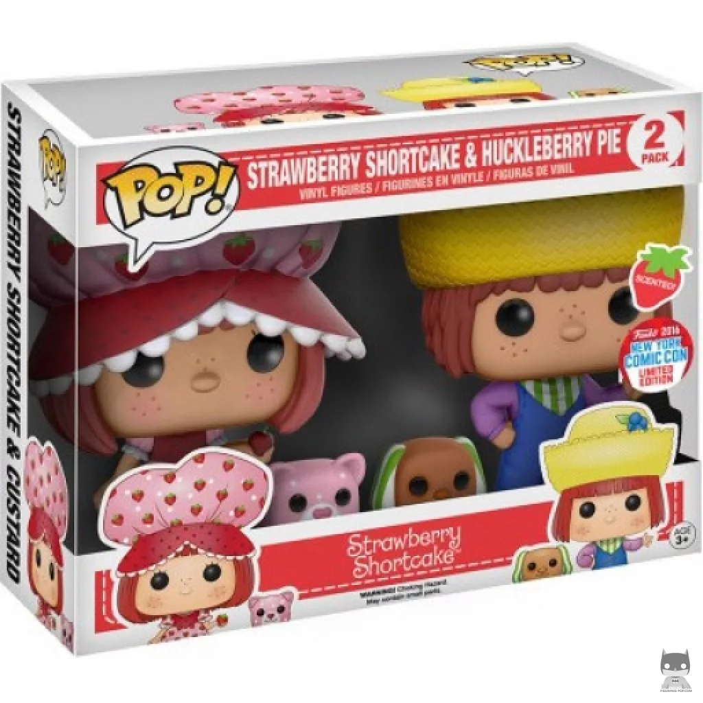 Strawberry Shortcake & Huckleberry Pie (Scented) Funko Pop! figure in its box