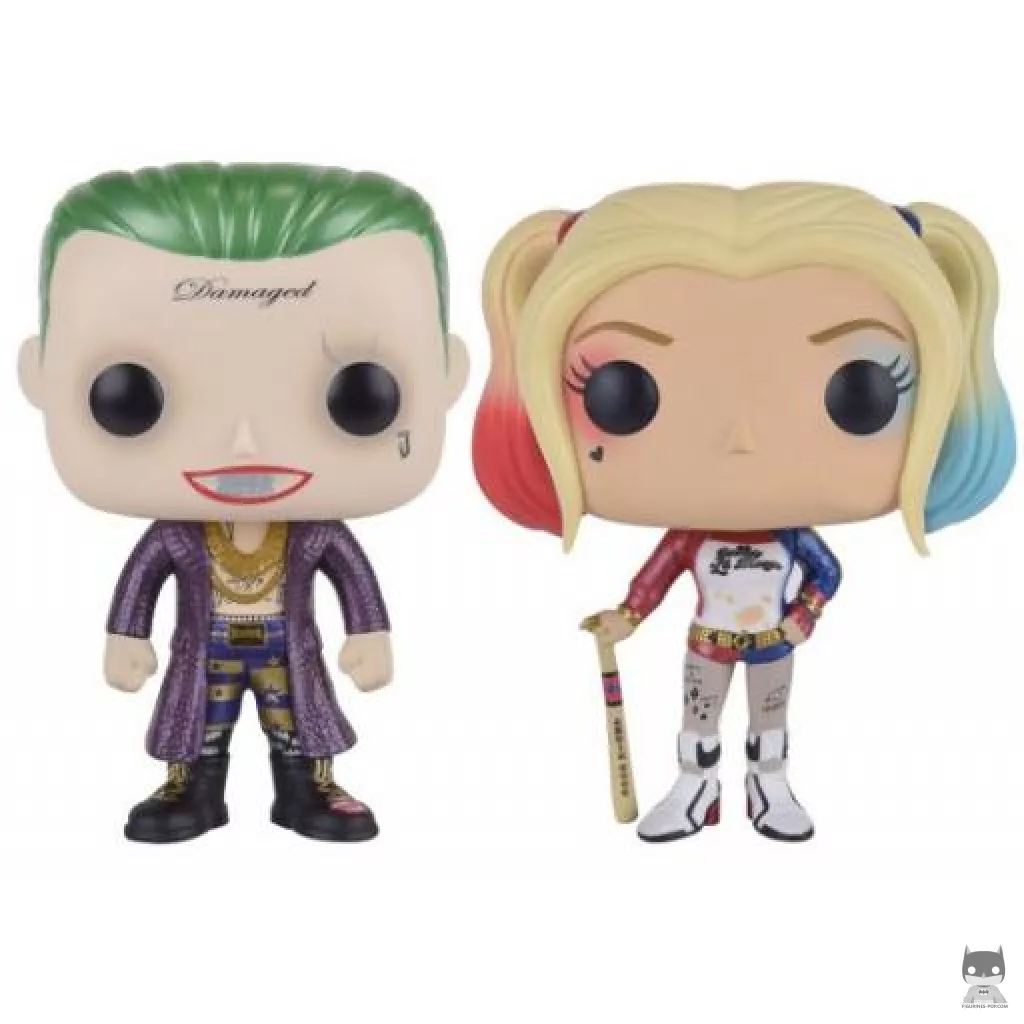 The Joker & Harley Quinn (Metallic) Funko Pop! figure (Suicide Squad)