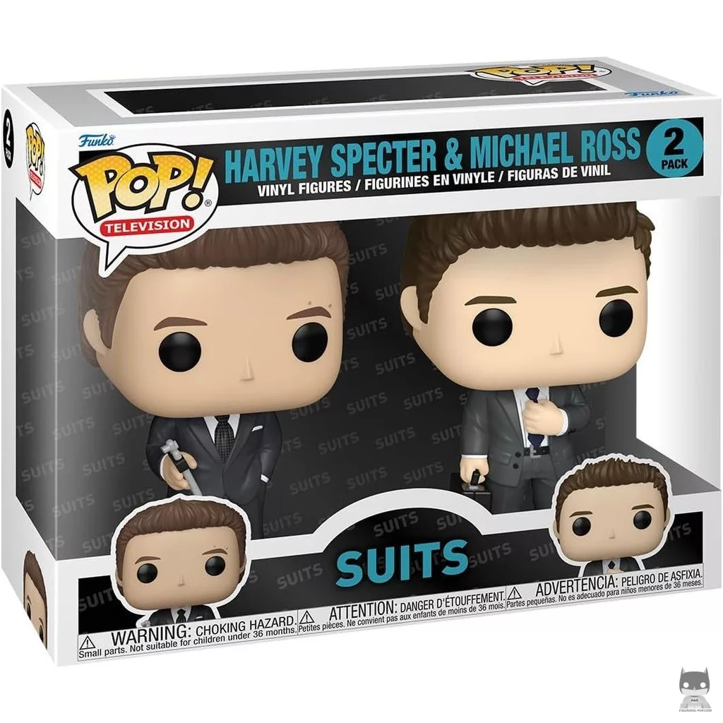 Harvey Specter & Michael Ross (Multipack) Funko Pop! figure in its box